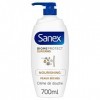 SANEX - BiomeProtect Surgras Nourishing Respectueuse du Microbiome Cutané -Gel douche Mixte - Homme et Femme, 700 ml