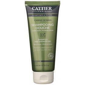 Cattier Gel douche Cabine de bain homme 200ml