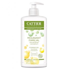 Moussant Familial Corps Et Cheveux Bio 1l parfum pamplemousse Cattier