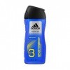 Adidas - Gel Douche Fonctionnel 3 en 1 pour Homme Sport Energy - Recharge les batteries - Shampoing - Multi-bénéfices - 250ml