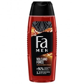 Fa Men - Gel Douche Corps Homme - Volcano Force - Parfum Puissant - Formule de pH neutre pour la peau - Testé sous contrôle d