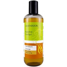 Greendoor Gel de douche Basique Argousier de mer Orange - 100% Nature de la Manufacture de Cosmétique naturelle, sans Sulfate