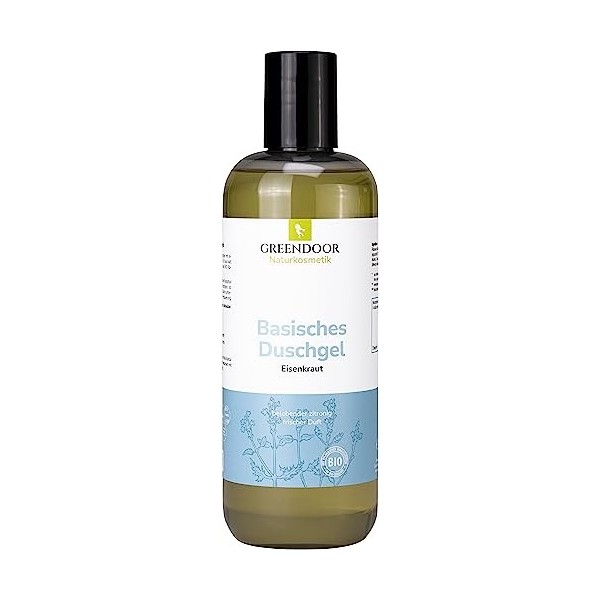 Greendoor Gel de douche Basique Verveine - 100% Nature, Cosmétique naturel sans Sulfate, sans silicone, sans agent de conserv