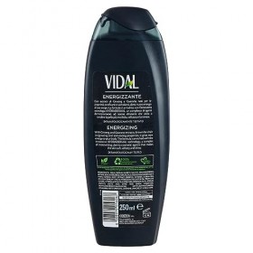 Vidal Energy & Sport Doccia Shampooing douche avec ginseng et guarana 250 ml + Polpa di Pomodoro 400 g