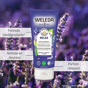 WELEDA - TRIO Aroma shower Energy - Gel douche dynamisant X2+ Aroma shower Relax Crème de Douche relaxante X1 - Vegan* - Cert