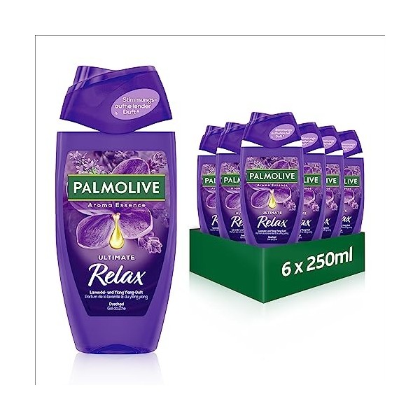 Palmolive Gel Douche Aroma Sensations Absolute Relax, pack de 6 x 250 ml