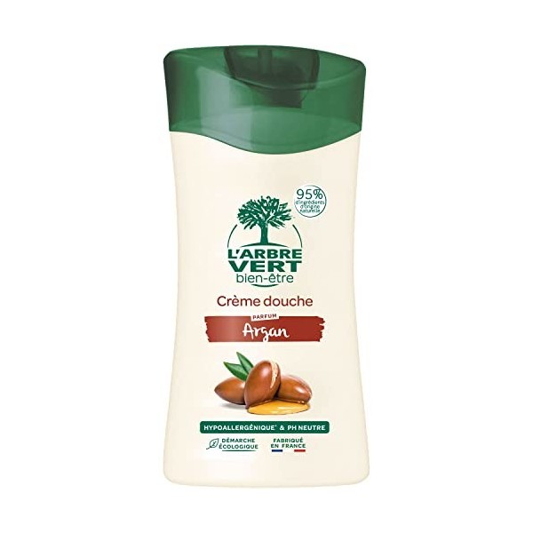 Larbre vert Bien-être Crème Douche Cerisier aux Extraits de Fleurs de Cerisiers - Pack de 6