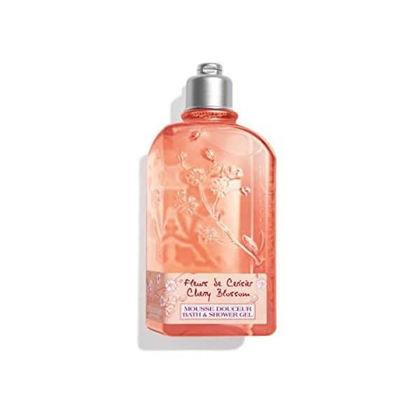 LOCCITANE - Mousse Douceur Fleurs de Cerisier - Gel Douche Parfumé - 2EN1 - Bain Moussant - 250ML