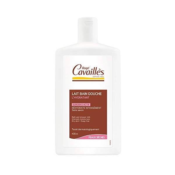 Rogé Cavaillès Lait Bain et Douche Hydratant Peaux Sèches 400 ml