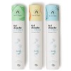 Neo by Nature - 3 recharges gel douche bio & rechargeable - Homme Femme - 300ml - 0% de plastique 1 parfum de chaque : Amand