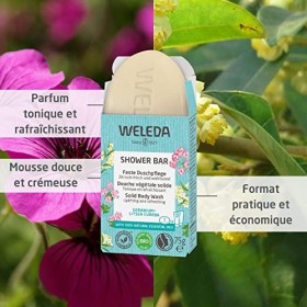 Weleda - Douche végétale solide Géranium + Litsea Cubeba - 75g