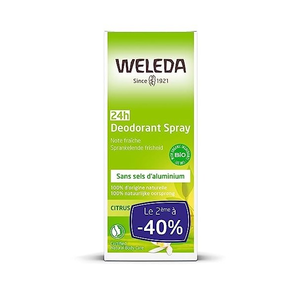 WELEDA - Duo Déodorant au Citrus - 2x100 ml