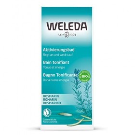 WELEDA - Bain Tonifiant au Romarin - Compatible avec Bains Bouillonnants et Balnéothérapie - Flacon 200&nbsp;ml