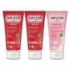 WELEDA - TRIO Inspire - Crème de Douche éveil des sens à la Grenade X2 + Sensitive Crème de Douche Confort à lAmande X1 - Ve