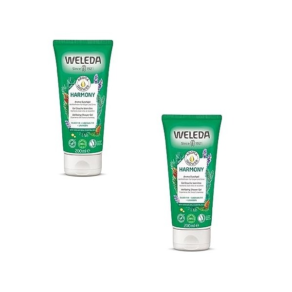 Weleda Aroma Shower Harmony Gel Douche Bien-Être 2 x 200ml