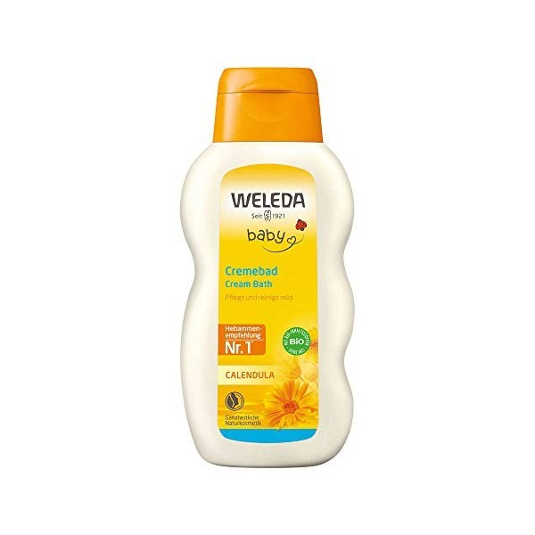 Weleda Crème de bain bio au calendula 6 x 200 ml 