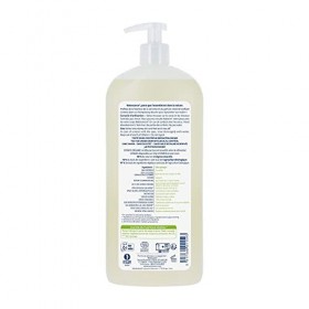 Natessance - Shampooing Douche Tonifiant - Verveine Citronnée - Certifié Bio Cosmos Organic - Flacon Pompe - 1 L