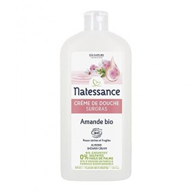 Natessance - Crème de Douche Amande Douce sans Sulfates - Lot de 2
