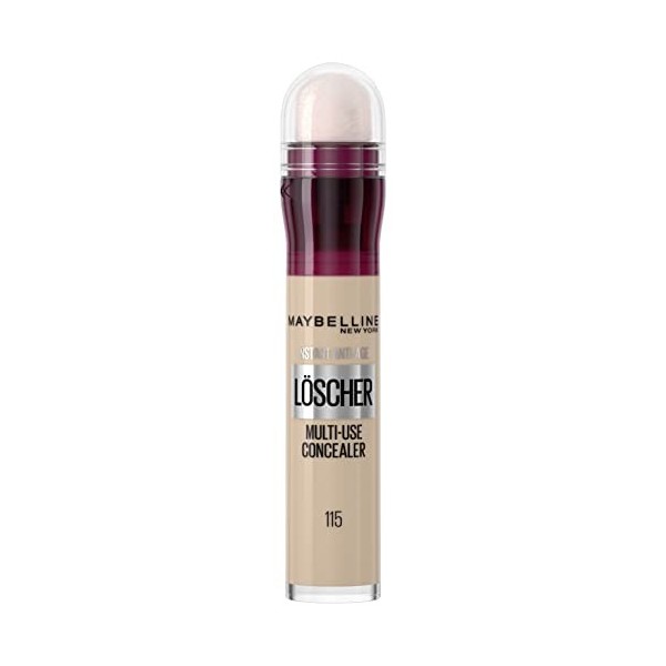 Maybelline New York Stylo de masquage effet anti-âge instantané anti-âge effaceur avec micro-applicateur effaceur n°115 Warm 