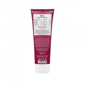 Q+A Gel Douche à L’Acide Hyaluronique, un excellent hydratant qui revitalise la peau sèche du visage et du corps, 250ml