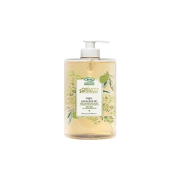 NATURE & SENTEURS : Gel Douche BIO Olive Romarin 1L