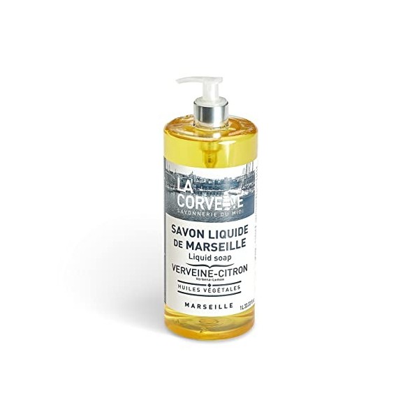 La Corvette Savon Liquide de Marseille Verveine-Citron 1 L