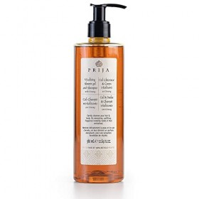 Prija Doccia Shampoo 380 ml - Détergent revitalisant au Ginseng pour le corps et les cheveux - 100% naturel, convient aux vég