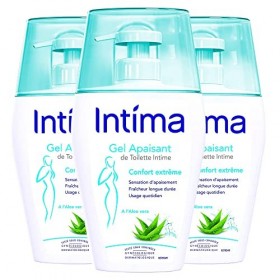 INTIMA - Lot Gel Intime Aloe Vera 200ml et Crème de Douche Hygiène
