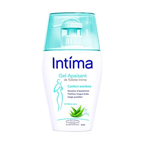 Intima Gel Moussant Apaisant à lAloe vera - 200 ml - Lot de 3