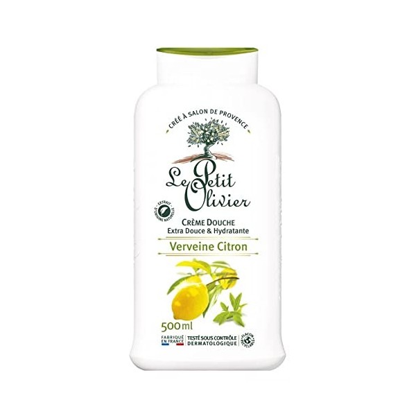 LE PETIT OLIVIER - Crème Douche Verveine Citron 500Ml - Lot De 3 - Vendu Par Lot