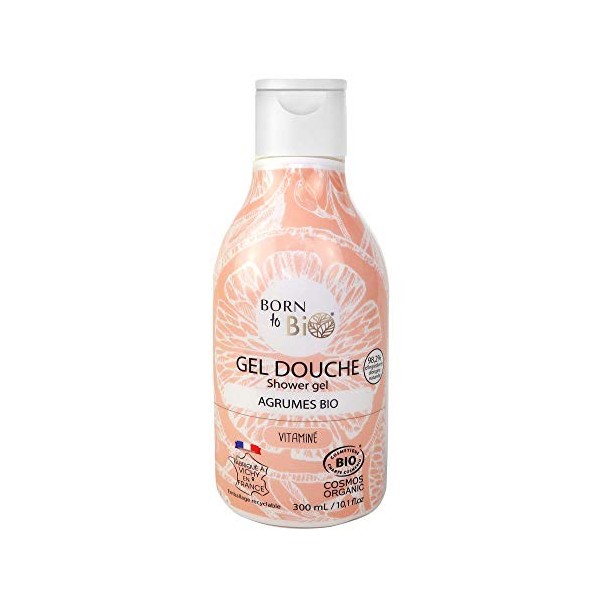 Gel Douche Agrumes Bio 300 ml, Bio certifié Ecocert