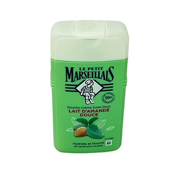 Le Petit Marseillais 1 Bottle of Body Wash Your Choice, French Shower Cream 6 Varieties 250ml 8.4oz Lait dAmande Douce S