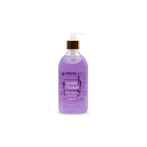 ARGANICARE - Gel douche - Lavande & Patchouli - Flacon 500ml