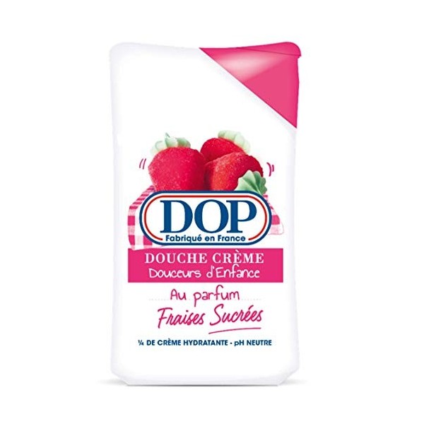 Dop Douceurs dEnfance Gel Douche Crème Au Parfum Fraises Sucrées 250ml