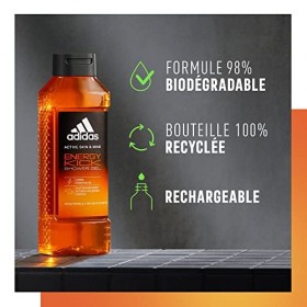Adidas - Active Skin & Mind - Gel Douche Energy Kick Homme 250 ML