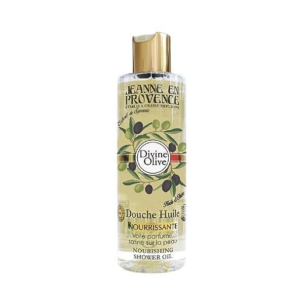 Jeanne en Provence - Douche Huile - Divine Olive - Fabriqué en France - 250 ml