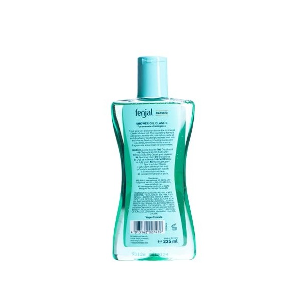 Fenjal Huile de douche classique, 225 ml