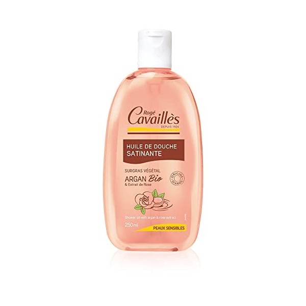 Huile Bain Et Douche Satinante Argan Bio 250ml Surgras Actif Peaux Sensibles Rogé Cavaillès