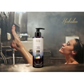 Herbalea I Gel douche CBD – Huile dargan et de coco I Détend et nourrit votre peau I 200 ml