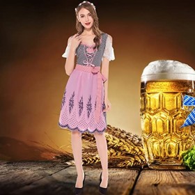 Perruque sexy pour femme Cosplay - Costume de chat - Mode traditionnelle - Design exclusif - Midi Dirndl Josepha - Avec dente