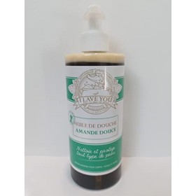 Huile de douche à lAmande douce biologique, 1 flacon de 500ml, 15€
