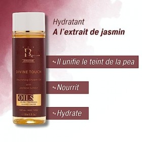 RENORA | Huile de douche nourrissante| Divine Touch| Huile corporelle| Hydratation, peau douce| Ingrédients naturels, huile d