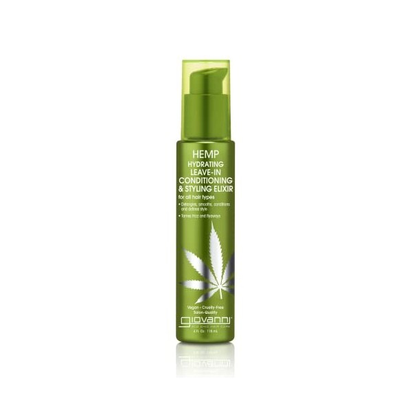 Giovanni Cosmetics Hemp Leave-In Conditioner & Styling Elixr, 162 g