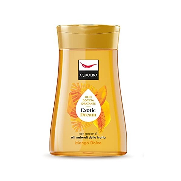 Aquolina Huile de douche hydratante Exotic Dream avec huiles naturelles - 200 ml