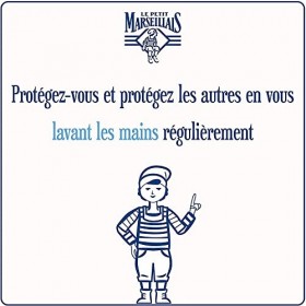 Le Petit Marseillais Savon Crème Fleur d’Oranger, Recharge Berlingot, 250ml