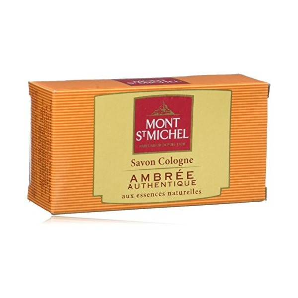 Mont St Michel - Savon Cologne Solide - Ambrée Authentique - 125 g- Lot de 8