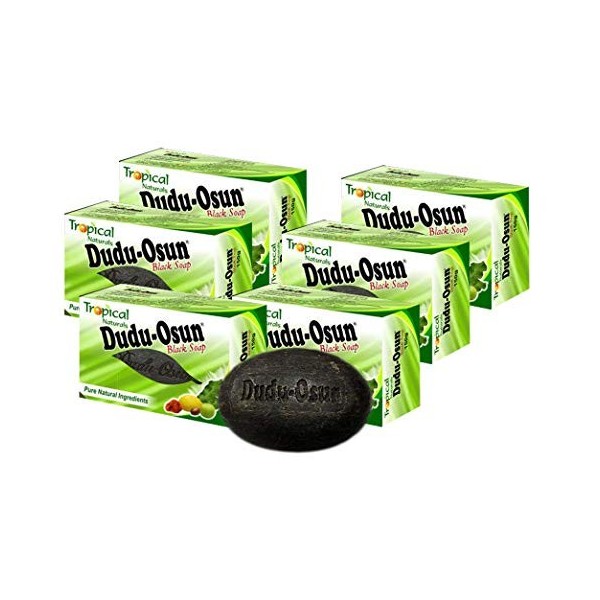 Tropical Naturals Dudu Osun Paquet de 6 savons noirs