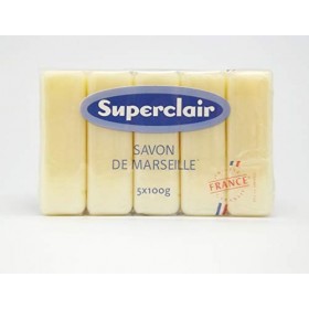 Lot de 5 savonnettes Marseille 100g