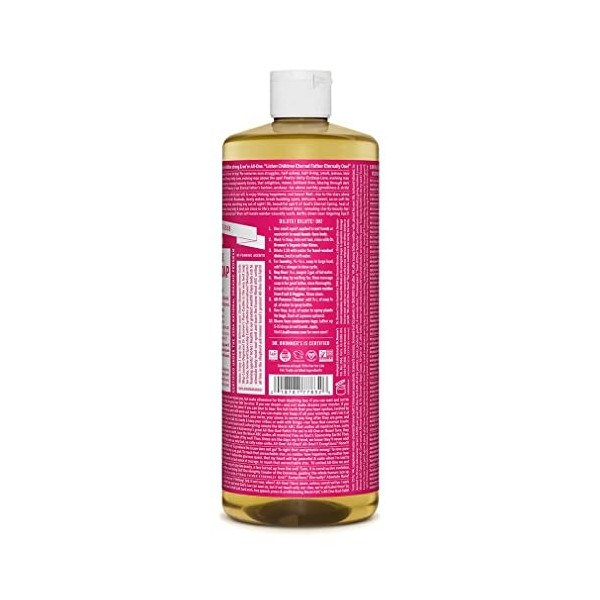 Savon liquide rose Dr Bronners 945 ml