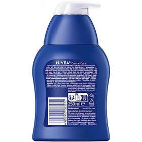 NIVEA Creme Care 1 savon crème 250 ml - Parfum et ingrédients de la crème Nivea - Savon doux avec mousse onctueuse